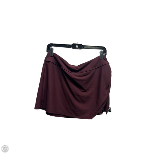 Athletic Skirt By Calia In Maroon, Size: M