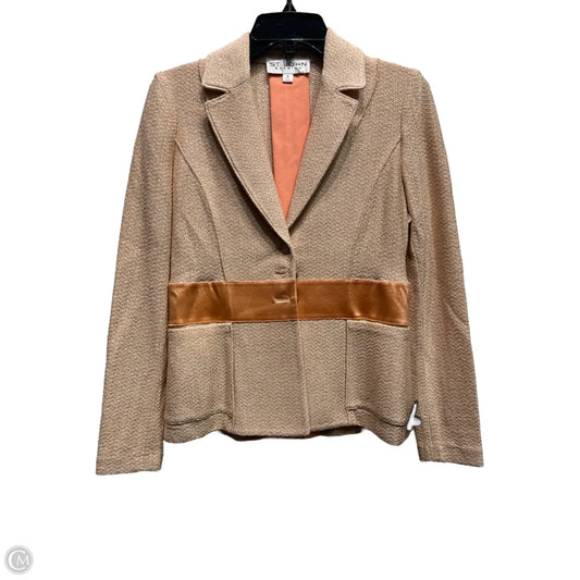 Blazer Luxury Designer By St John Collection In Orange, Size: 2