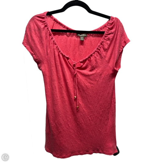 Top Short Sleeve By Tommy Bahama In Navy, Size: S