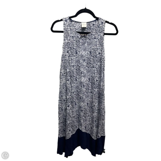 Dress Casual Short By Soma In Blue & White, Size: Xs