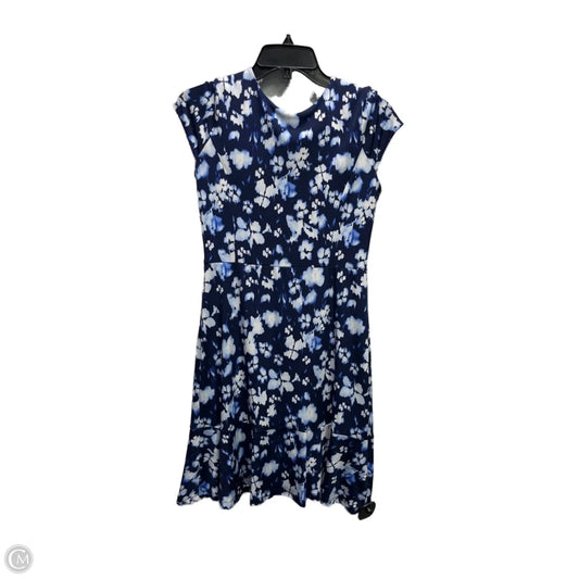Dress Work By Michael By Michael Kors In Blue & White, Size: S