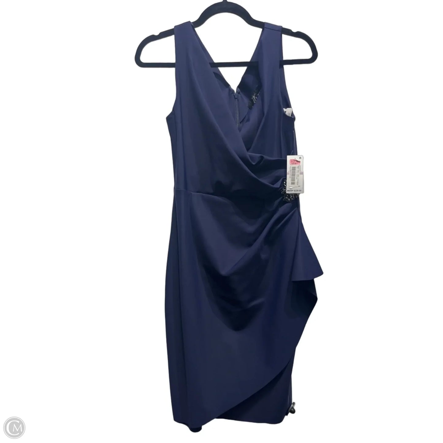 Dress Party Short By Alex Evenings In Navy, Size: 6