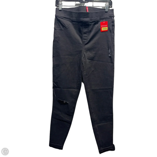 Jeans Jeggings By Spanx In Black Denim, Size: L