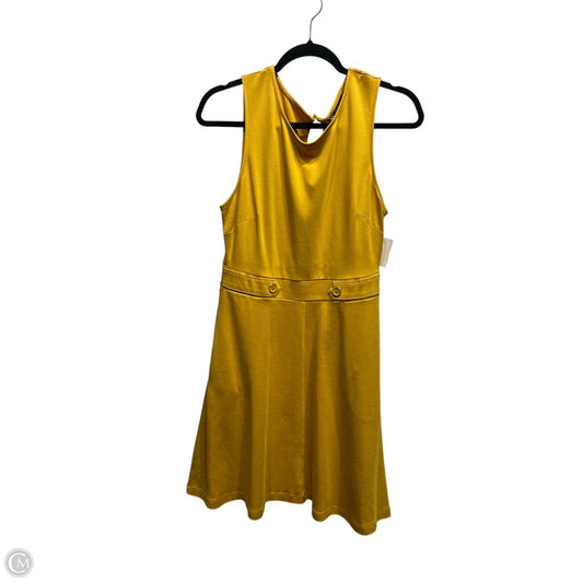 Dress Casual Short By New York And Co In Yellow, Size: M