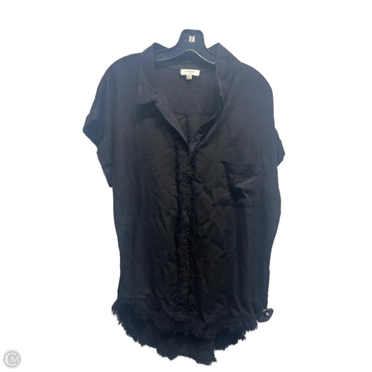 Top Short Sleeve By Umgee In Black, Size: M