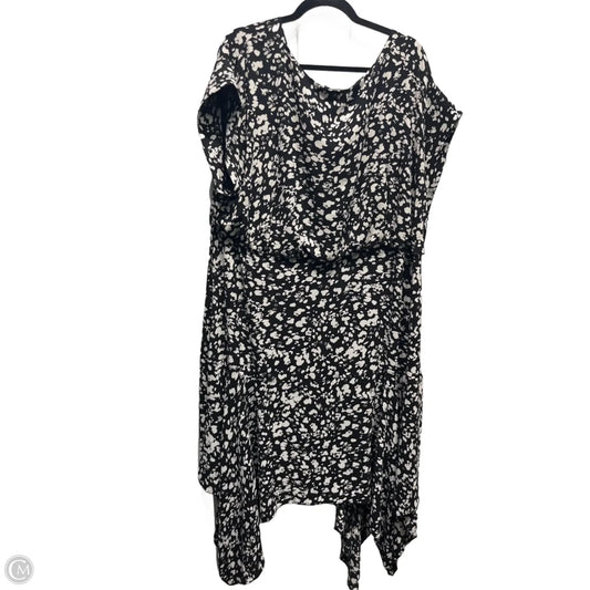 Dress Casual Midi By Vince Camuto In Black & White, Size: 20