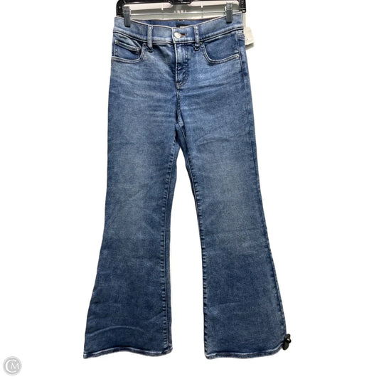 Jeans Flared By Express In Blue Denim, Size: 2