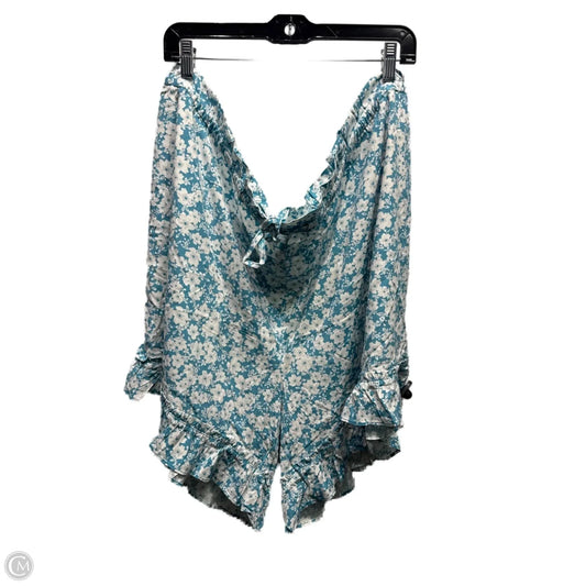 Shorts By CANDICE CAMERON BURE -  In Blue & White, Size: 3x