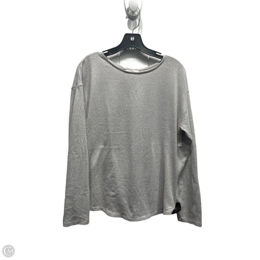 Top Long Sleeve Designer By Halston In Grey, Size: S