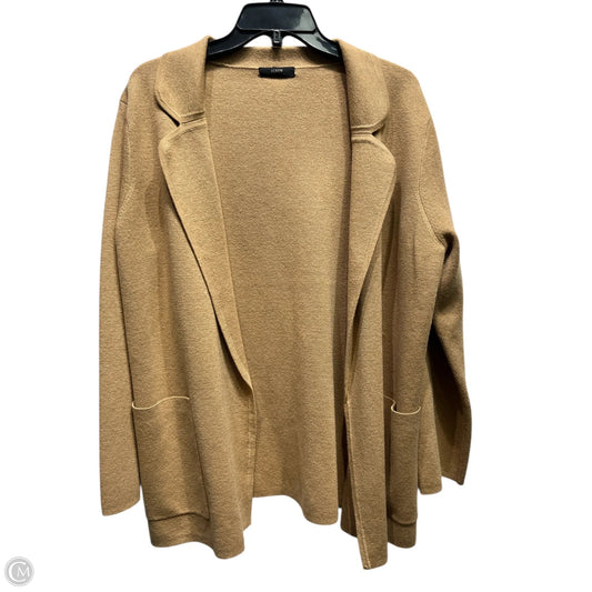 Sweater Cardigan By J. Crew In Tan, Size: M