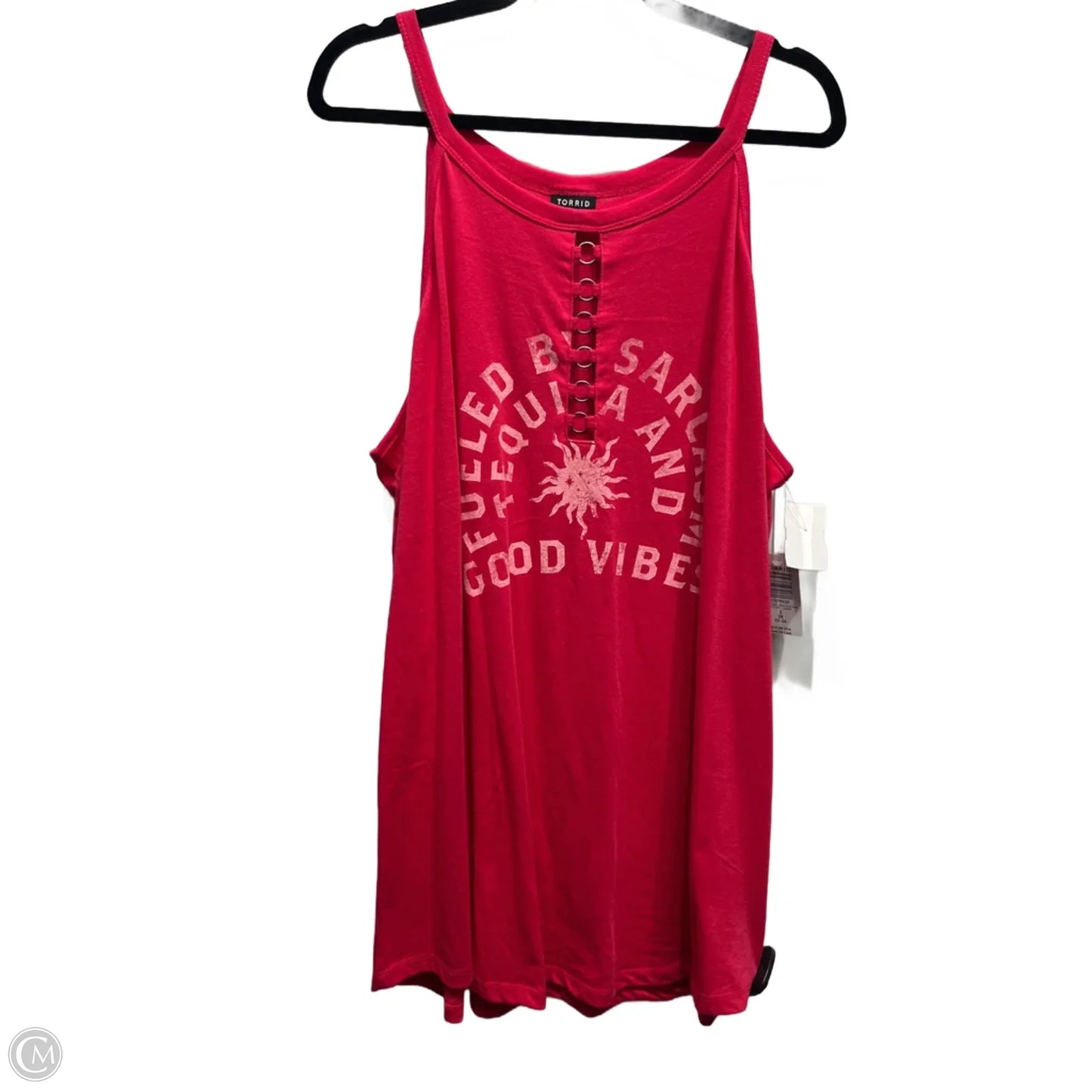 Top Sleeveless By Torrid In Pink, Size: 3x