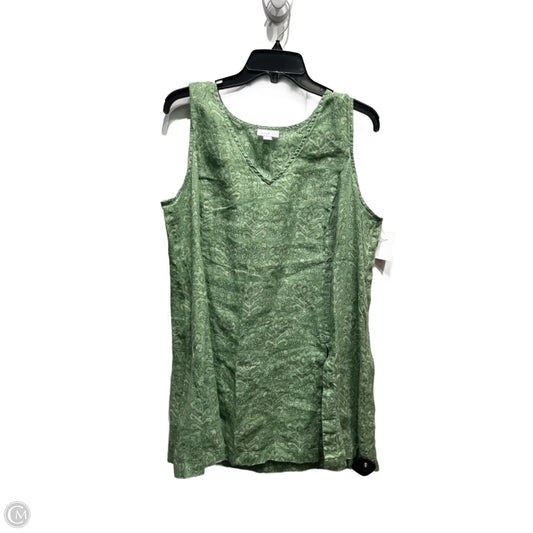 Tunic Sleeveless By Pure Jill In Green, Size: Xl