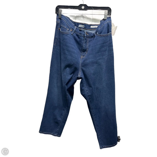 Capris By Code Blue In Blue Denim, Size: 16