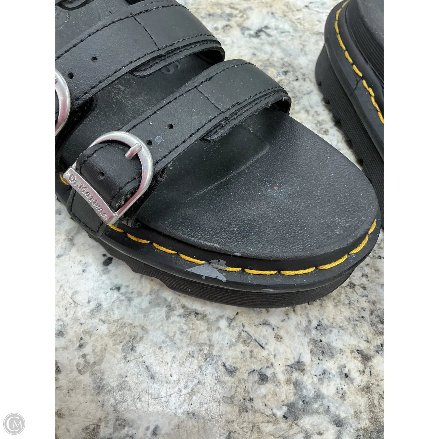 Sandals Flats By Dr Martens In Black, Size: 8