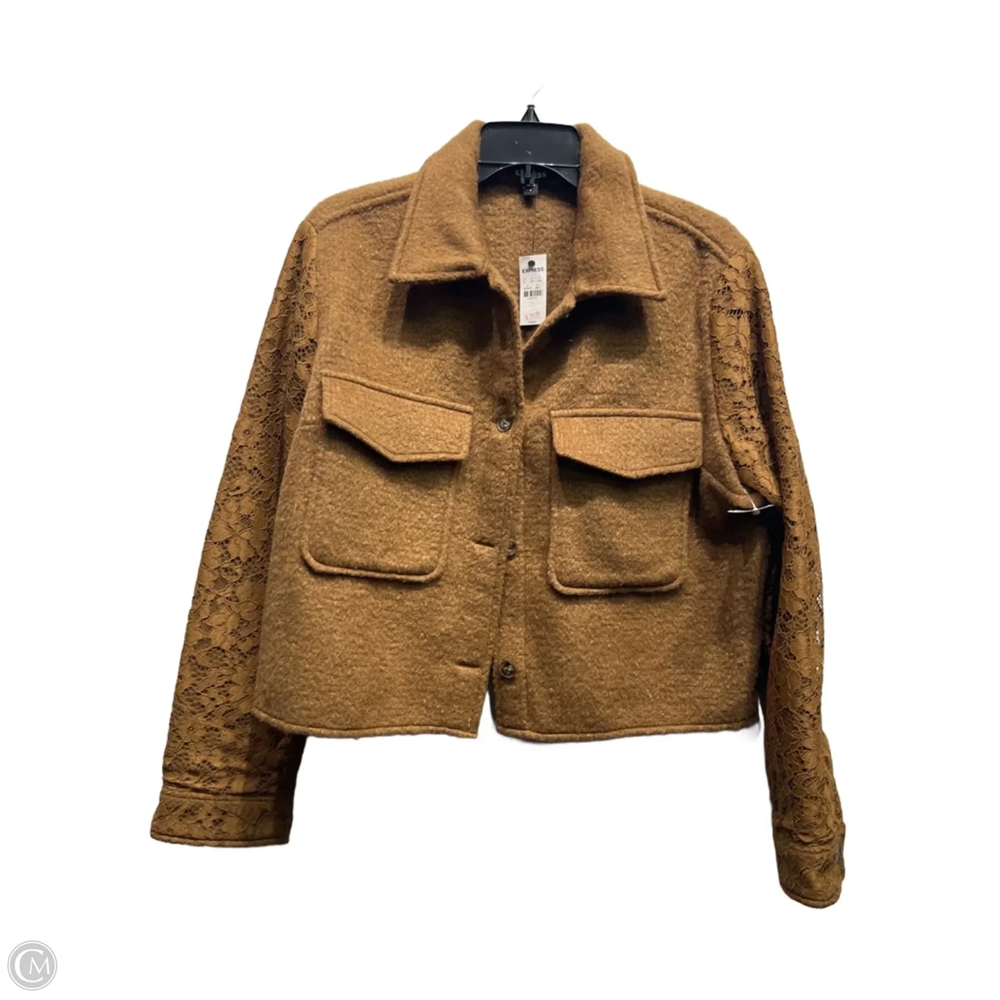 Jacket Other By Express In Brown, Size: L