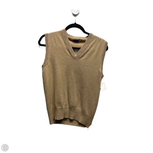 Sweater Cashmere By Brooks Brothers In Tan, Size: L