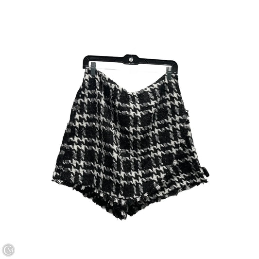 Skort By Versona In Black & White, Size: 14