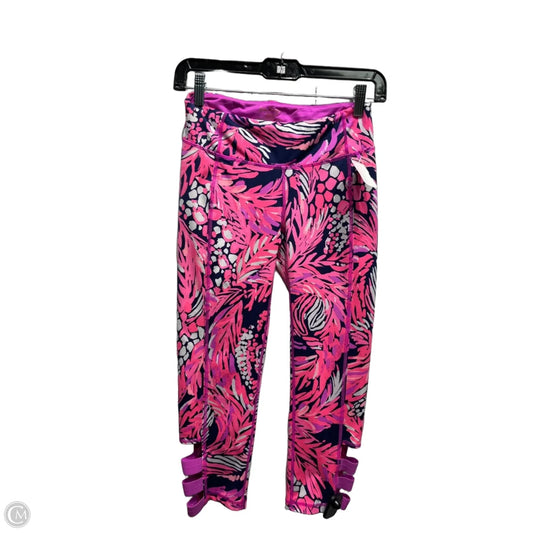 Pants Designer By Lilly Pulitzer In Blue & Pink, Size: S