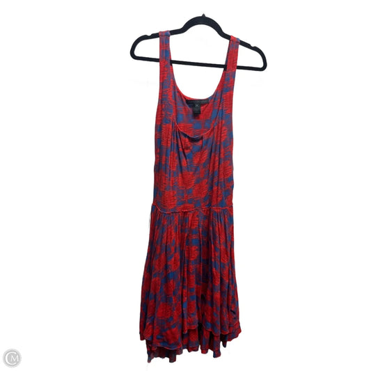 Dress Designer By Marc By Marc Jacobs In Blue & Red, Size: S