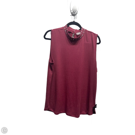 Top Sleeveless By Retrology In Mauve, Size: L