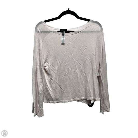 Top Long Sleeve By Eileen Fisher In Mauve, Size: S