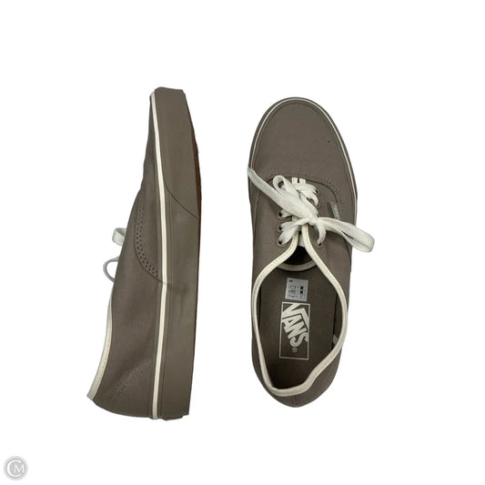 Shoes Sneakers By Vans In Taupe, Size: 9