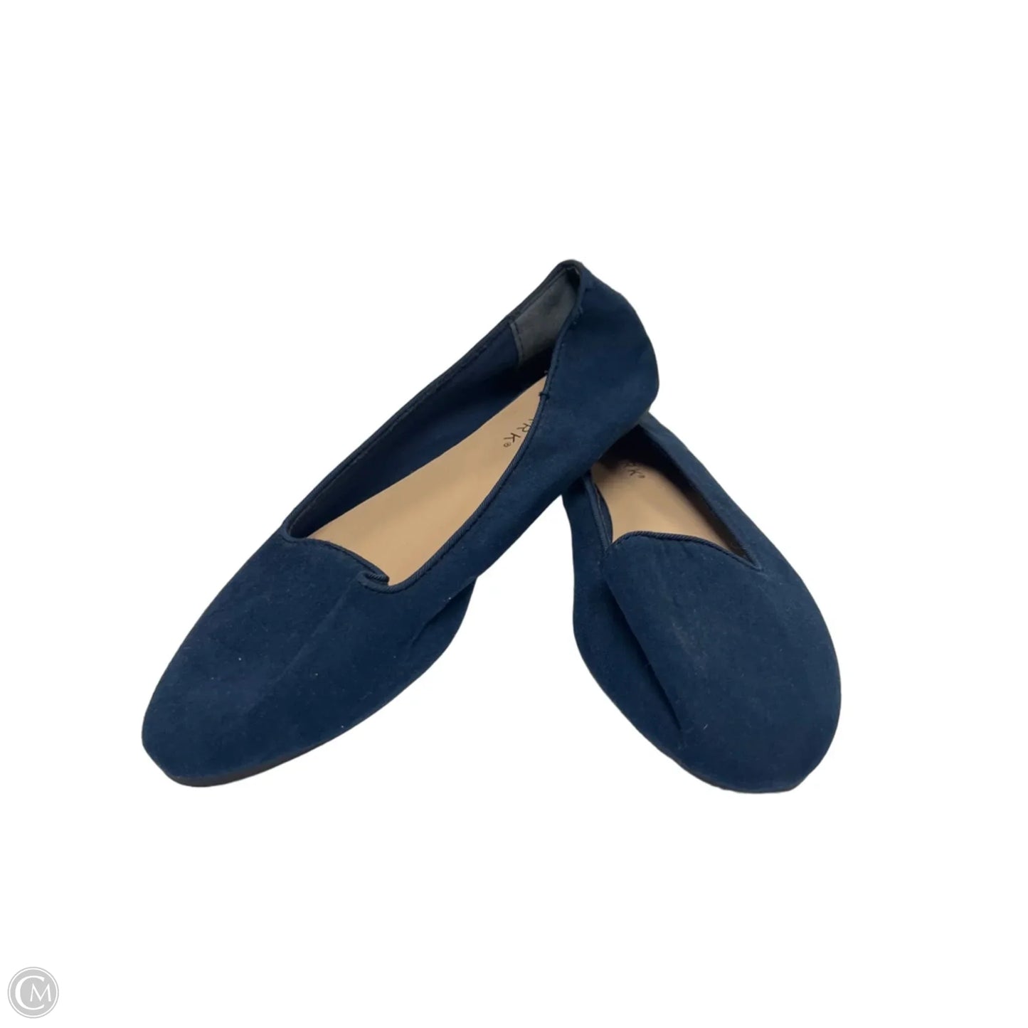 Shoes Flats By Primark In Navy, Size: 7