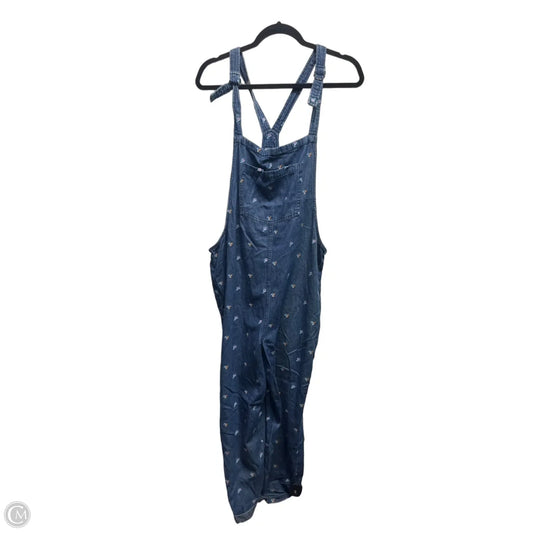 Overalls By Aerie In Blue Denim, Size: L