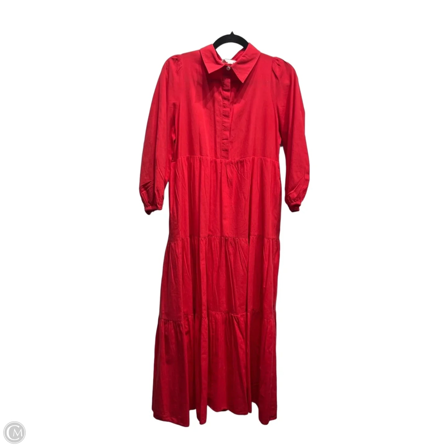 Dress Casual Midi By Pomander Place In Red, Size: S