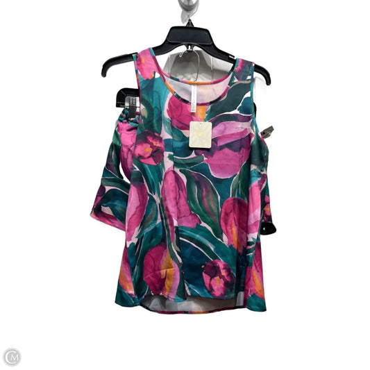 Shorts Set By Fabletics In Green & Purple, Size: S