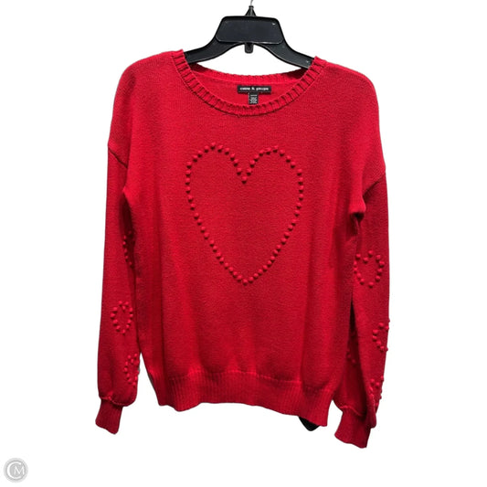 Sweater By Cable And Gauge In Red, Size: S