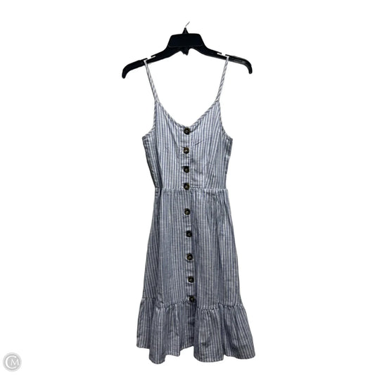 Dress Casual Short By Japna In Blue & White, Size: S