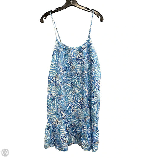Dress Designer By Lilly Pulitzer In Blue & White, Size: M