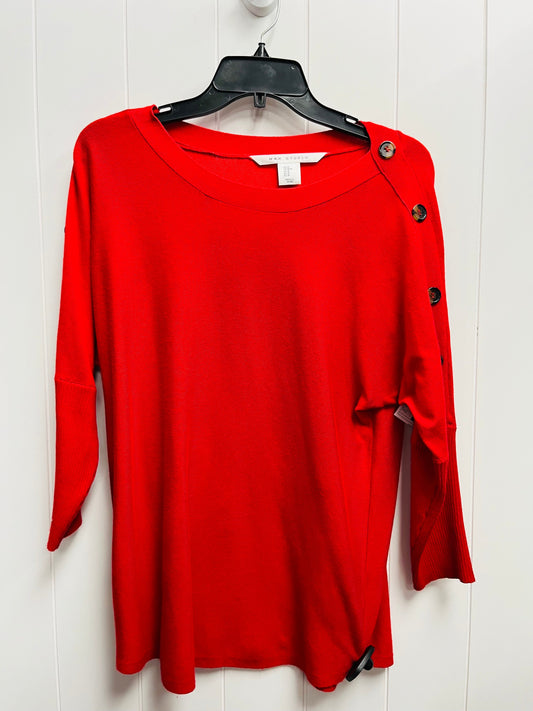 Sweater By Max Studio In Red, Size: M