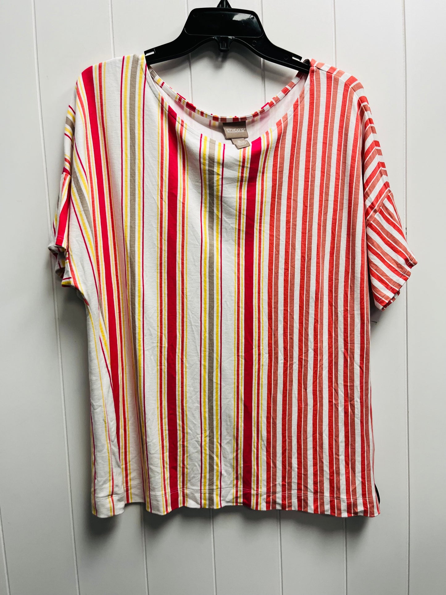 Top Short Sleeve By Chicos  Size: Xl