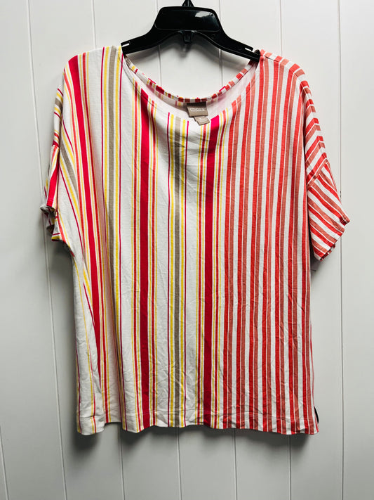 Top Short Sleeve By Chicos  Size: Xl