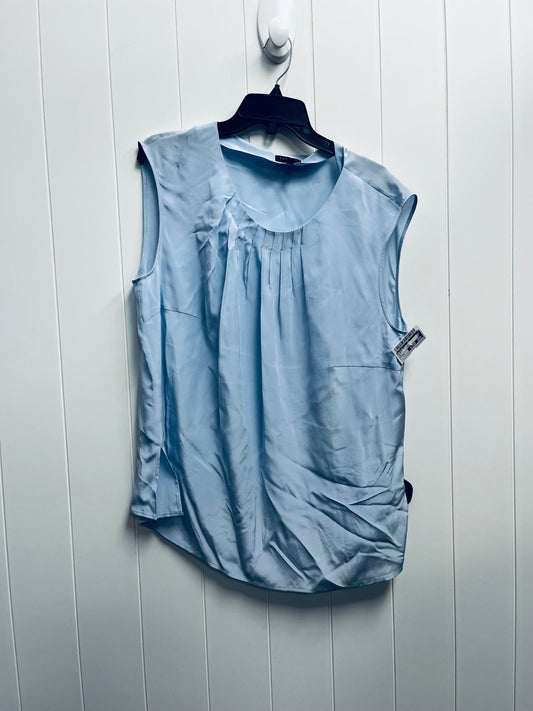 Blue Blouse Short Sleeve Escada, Size Xl