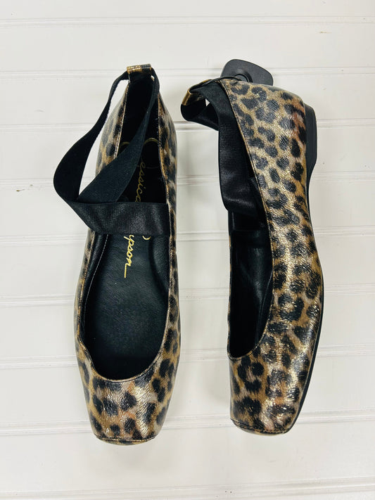 Sandals Flats By Jessica Simpson In Animal Print, Size: 9