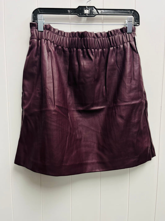 Skirt Mini & Short By Loft In Purple, Size: M