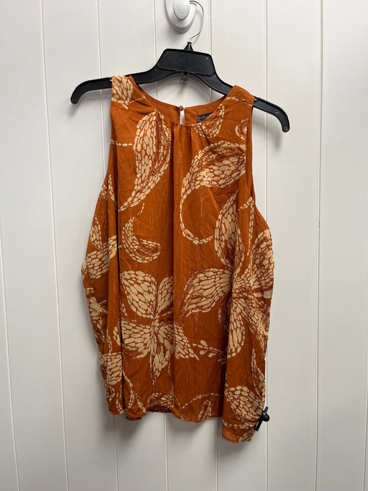 Top Sleeveless By Vince Camuto In Orange, Size: Xl