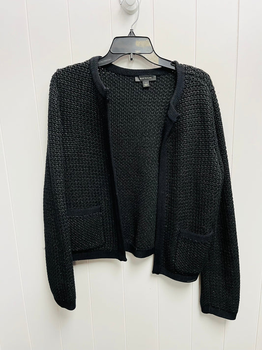 Sweater Cardigan By Ann Taylor In Black, Size: S