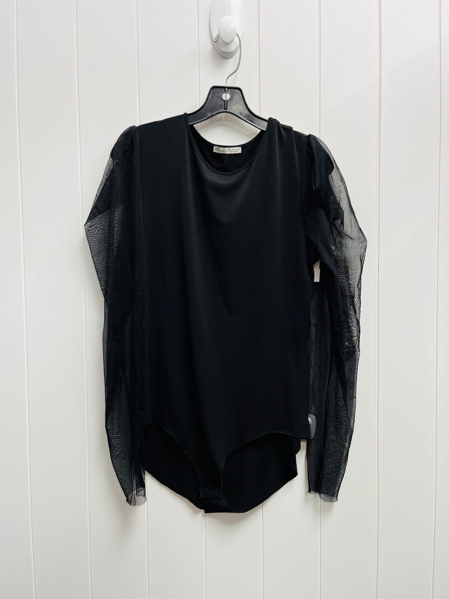 Bodysuit By Zara In Black, Size: L