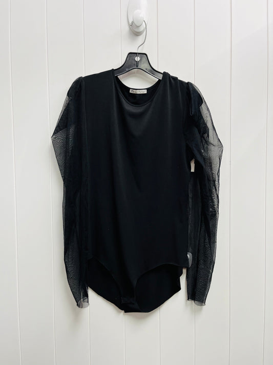 Bodysuit By Zara In Black, Size: L