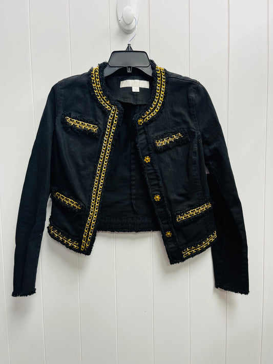 Jacket Denim By Boston Proper In Black Denim, Size: Xxs