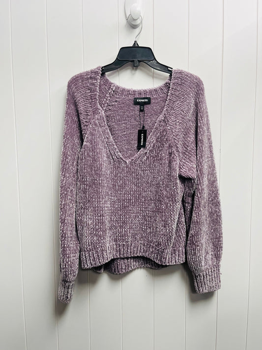 Sweater By Express In Purple, Size: M