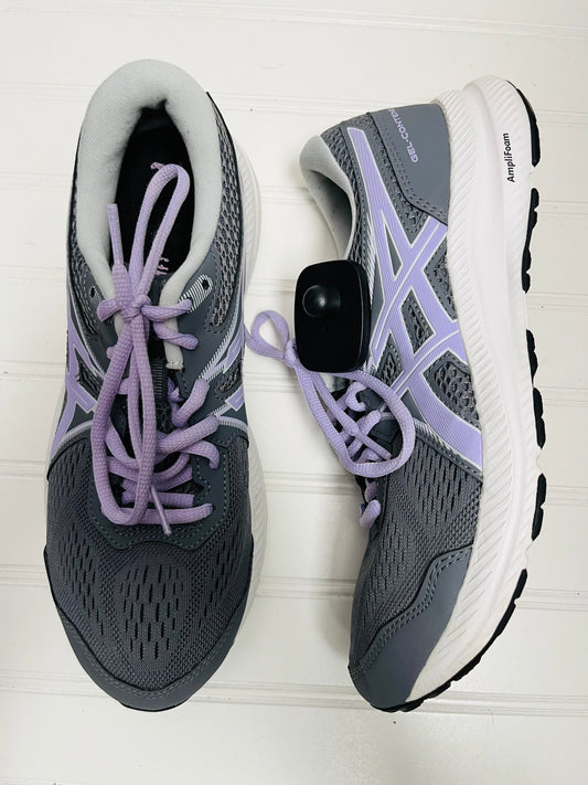 Shoes Athletic By Brooks In Grey & Purple, Size: 8.5