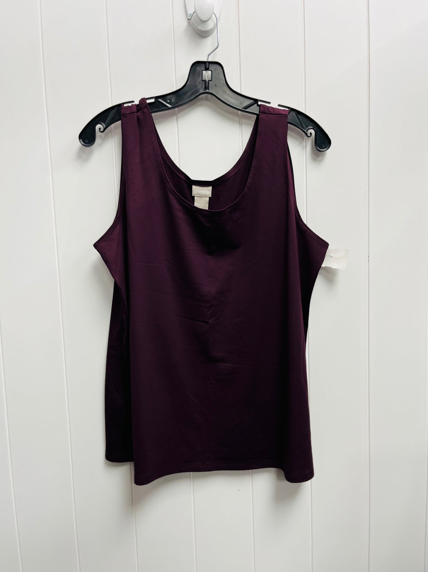 Top Sleeveless Basic By Chicos In Purple, Size: Xl