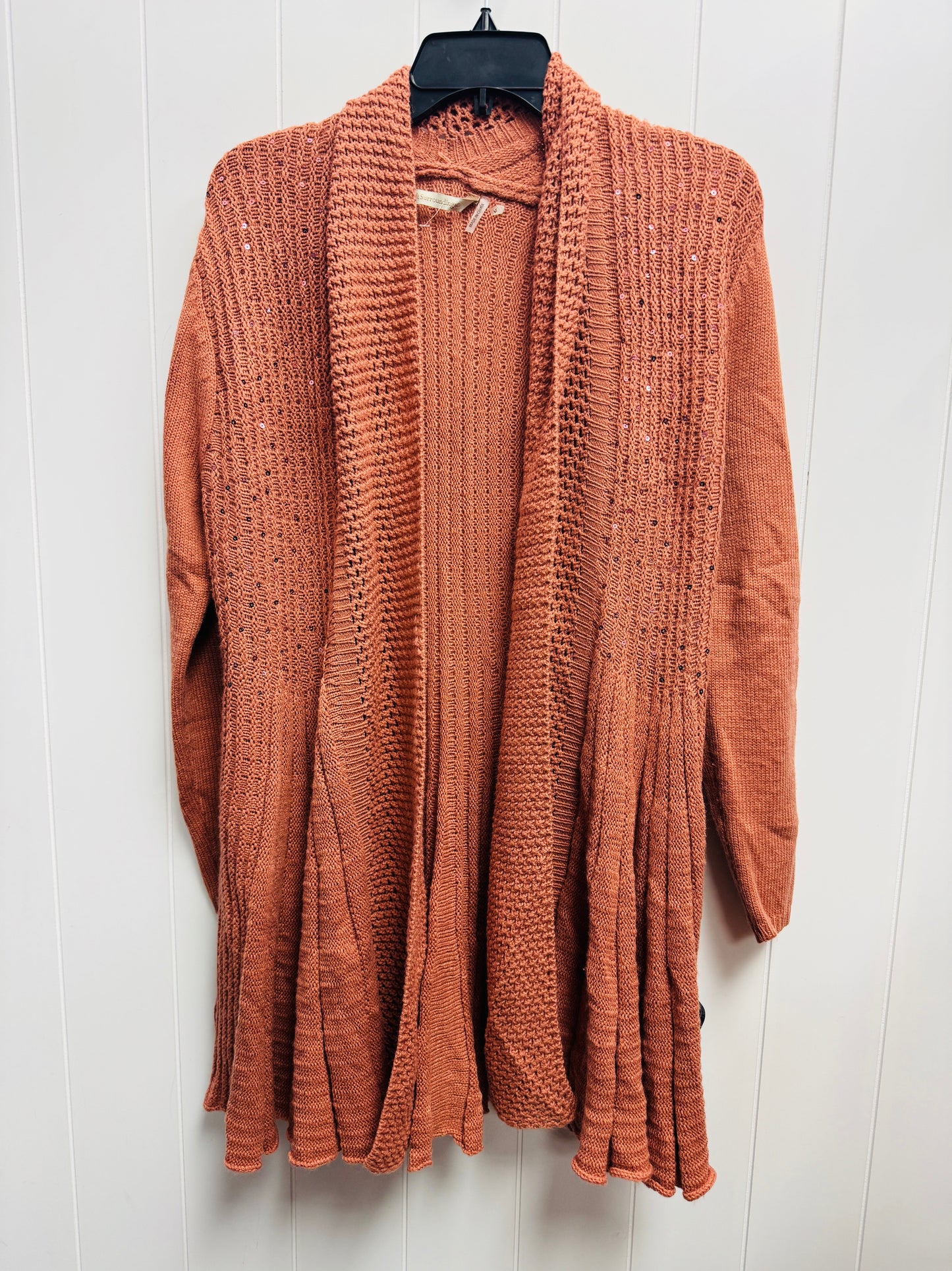 Sweater By Soft Surroundings In Orange, Size: Lp