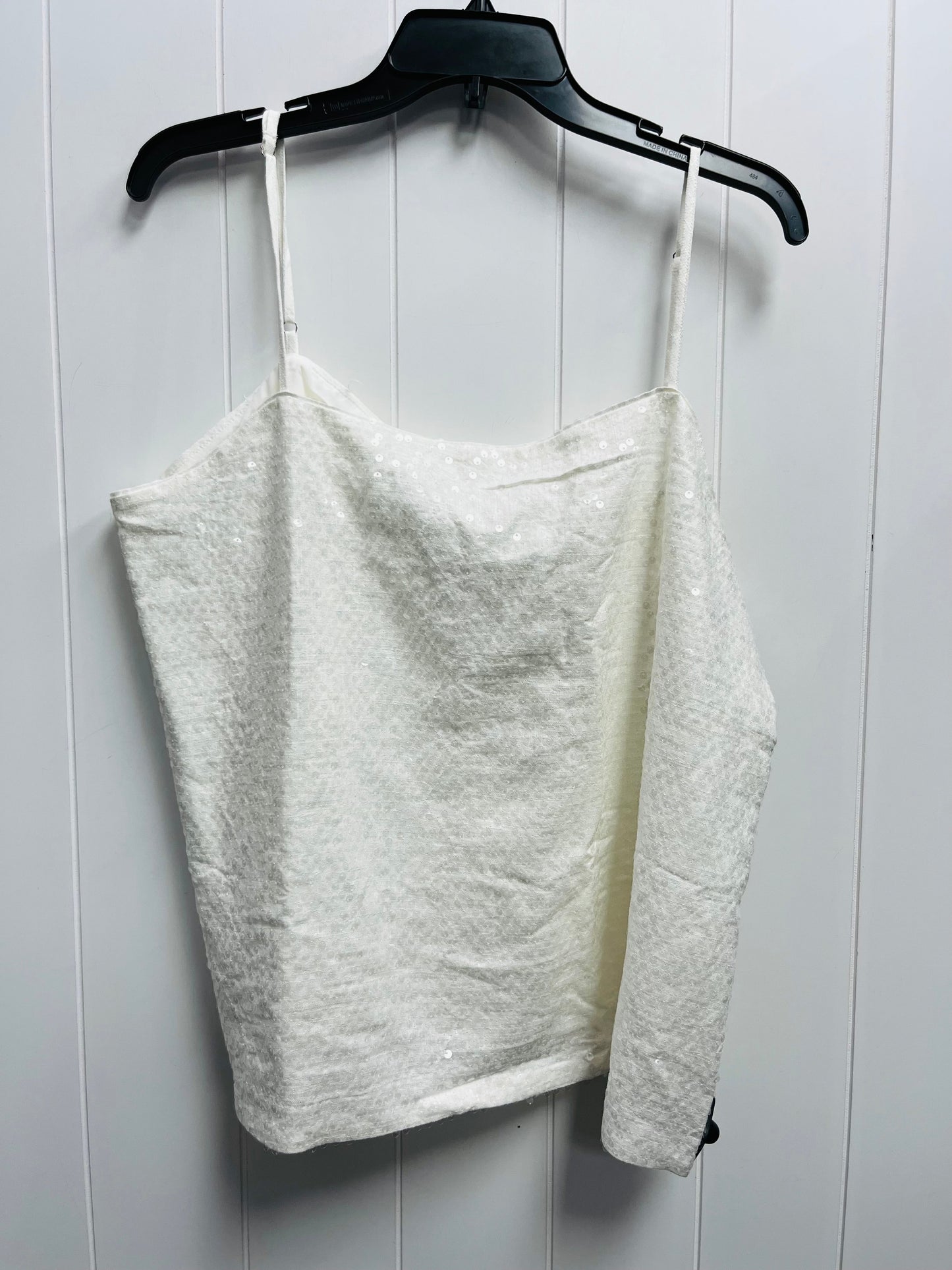 Top Sleeveless By Loft In White, Size: Xl