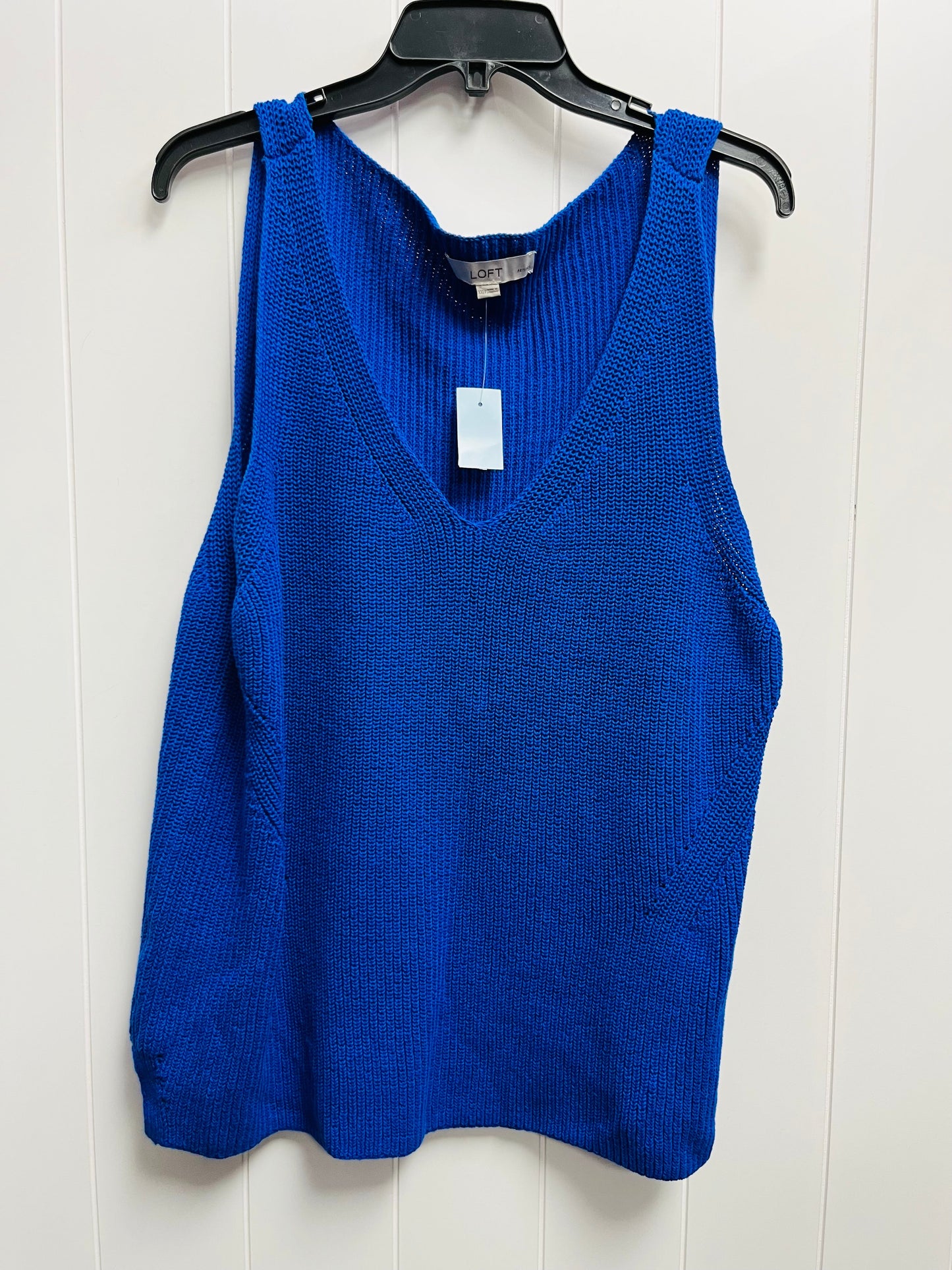 Top Sleeveless By Loft In Blue, Size: Xxl